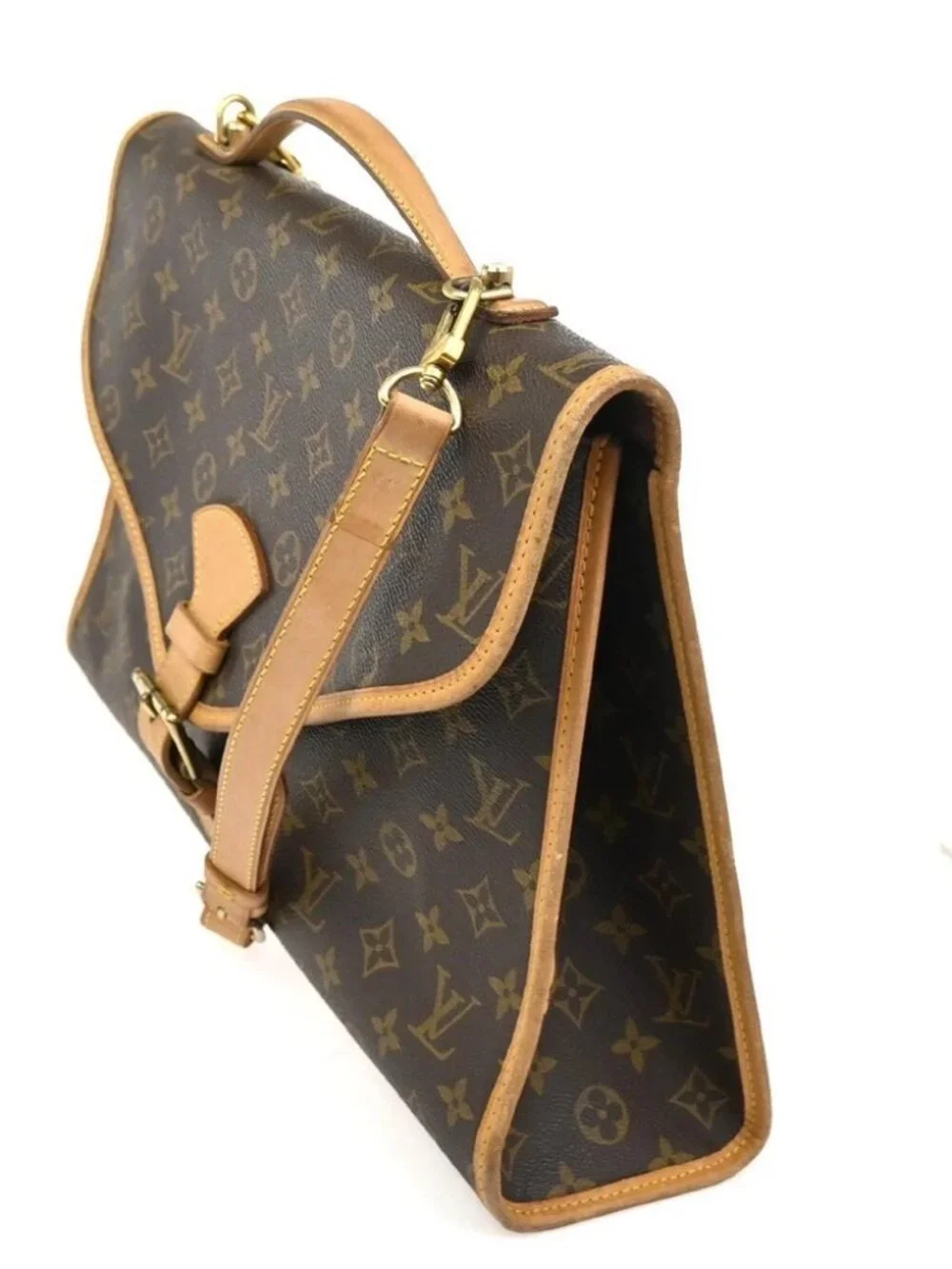 LOUIS VUITTON Beverly 2Way Hand Bag Briefcase Monogram Leather
